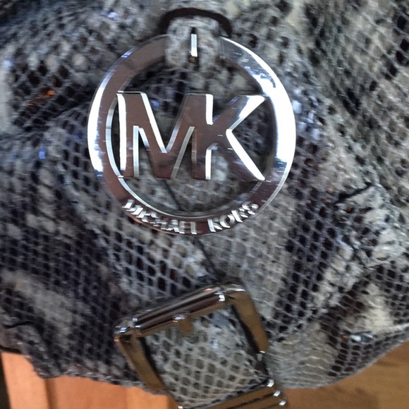 Michael Kors python purse.  Excellent condition - Picture 2 of 3